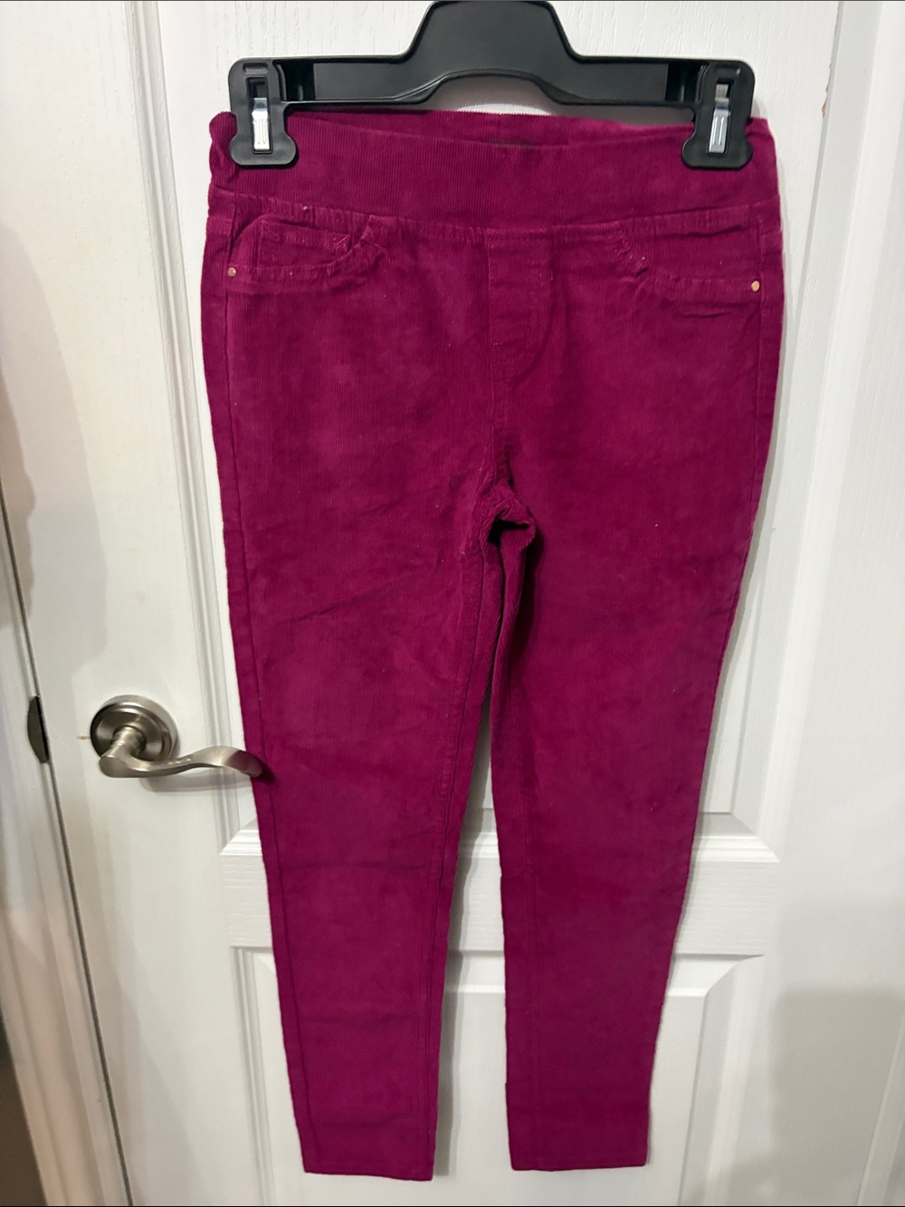 George Fuchsia Corduroy Leggings